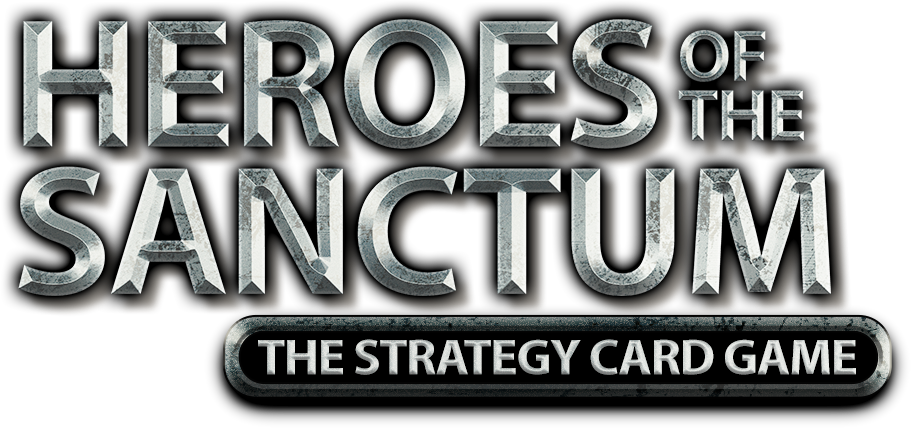 Heroes of the Sanctum: The Strategy Card Game Logo