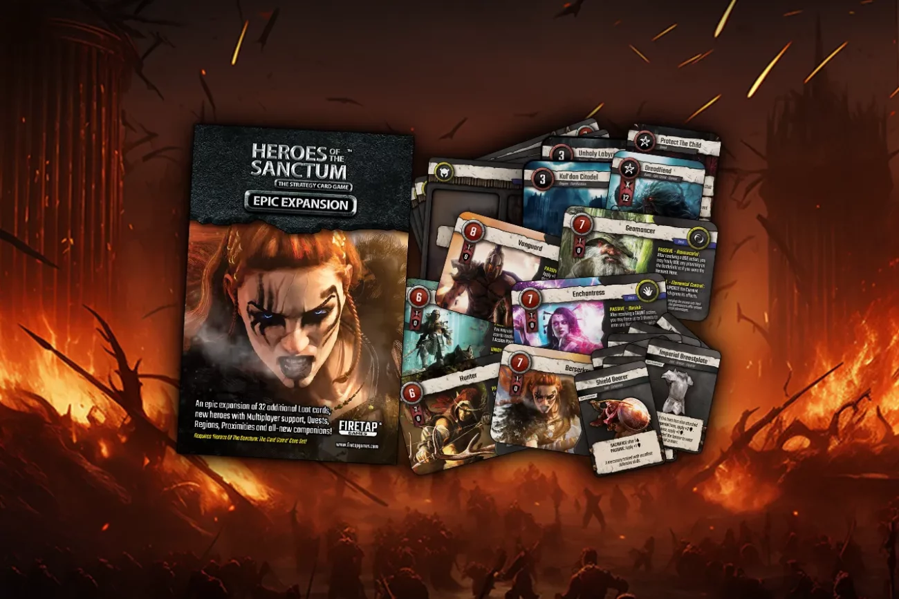 Heroes of the Sanctum - Epic Expansion Thumbnail Banner