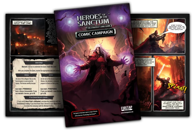 Heroes of the Sanctum - Comic Campaign Thumbnail Banner