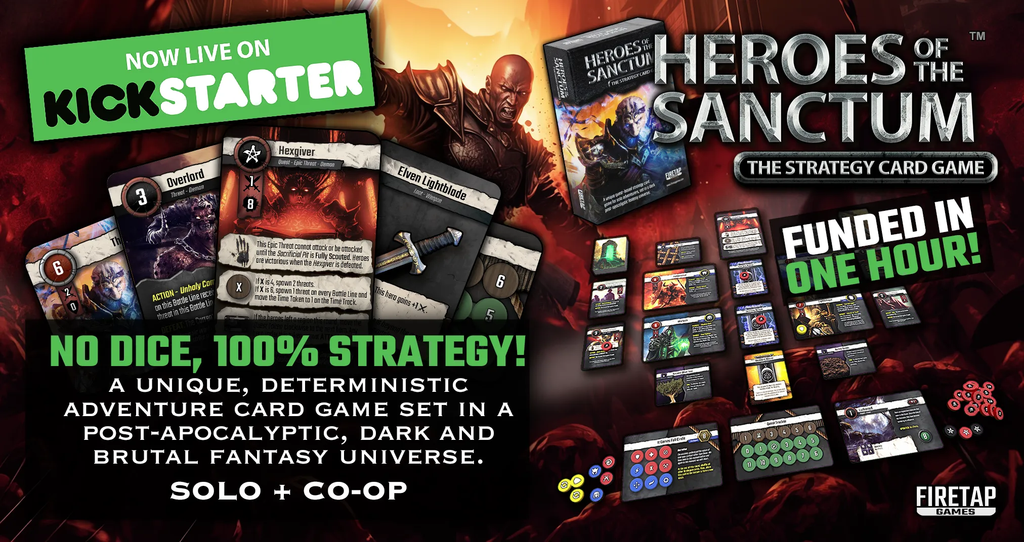 Heroes of the Sanctum Is Live And Funded In An Hour!