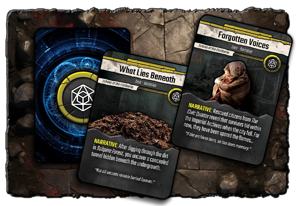 Echoes Of The Firstborne Expansion - Narrative Traits